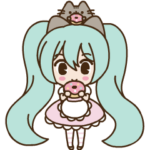 初音ミク × Pusheen