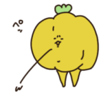 あごうさぎと野菜とかのスタンプ