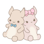 気持ちの伝わるデグ子スタンプ 淡色版