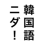 ニセ韓国語