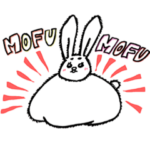 太眉ぐうたらうさぎの日常