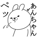 あんちゃんが使う面白い日常名前スタンプ