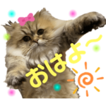 ミモザちゃんスタンプ