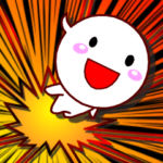 適度に躍動感のあるスタンプ７