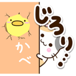 お茶目な三毛猫×まるピヨ