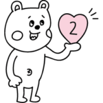 動く!ラクガキ調☆くまカップル2