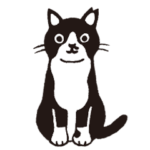 白黒さんいらっしゃい　スタンプ