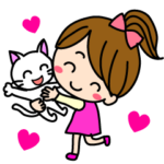 ねこ大好き彼女のかわいい日常