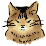 ポンポコおなかのキジトラぴーや