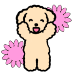 トイプーのソラくんポップアップスタンプ