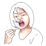 怒 怒 怒 ドカーン 怒る女