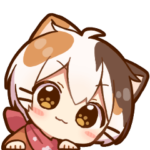 子招き猫 たたまるスタンプ