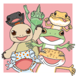 爬虫類・両生類のスタンプ40個