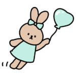 うさぎのぬいぐるみ3 チョコミント