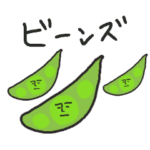 さるみのモアイの食材の絵文字のスタンプ