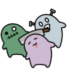 ぷちかわゾンビの動くスタンプ