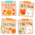 １つあると便利♡北欧風ふせんメモスタンプ