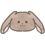 たれみみウサギさんスタンプ