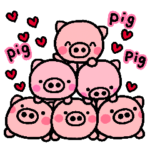 ぶたのメッセージ ぶたゴコロ ver.4英語版