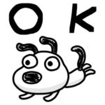 犬のバウピー ポップタッチ風2