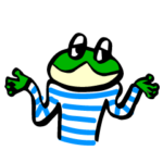 つカエルスタンプ