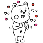 ラクガキ調☆くまカップル