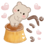 飛び出す♡ミルクチーくまちゃん