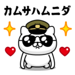 軍人にゃんこ29（ニセ韓国語）