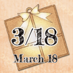 3月18日記念日BIGスタンプ
