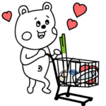 ラクガキ調☆くまカップル