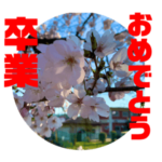 卒業 入学 おめでとう！！