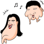 動く面白い人間