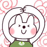 花まるタッチ◎ギバーうさぎさん