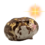 4種のカエルのスタンプ