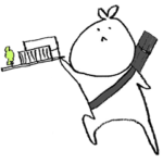 建築学生のもちうさこさん。