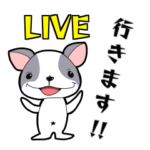 LIVE行きます！！音楽中毒ワンコのスタンプ