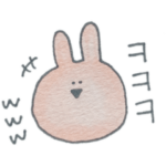 うさぎのスタンプ