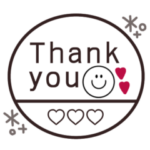 大人可愛い◎スマイル判子　#1