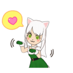 白猫のシュガーちゃん