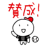 使える草野球 赤/黒/白線