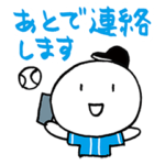 使える草野球 黒/青/白