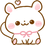 かわいいチンチラ♡ふわふわスタンプ