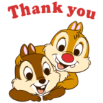 チップとデール（アニメーションスタンプ）