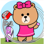 飛び出すCHOCO「ゴルフ」