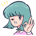 可愛い女の子たちによる文字なしスタンプ