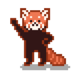 怠惰なレッサーパンダ. レイダ.