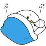 ごろごろしてるトリ