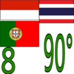 90°8-ポルトガル-インドネシア-タイ