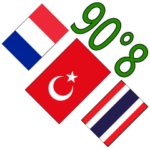 90°8-トルコ-フランス-タイ