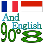 90°8-インドネシア – フランス – 英語 –